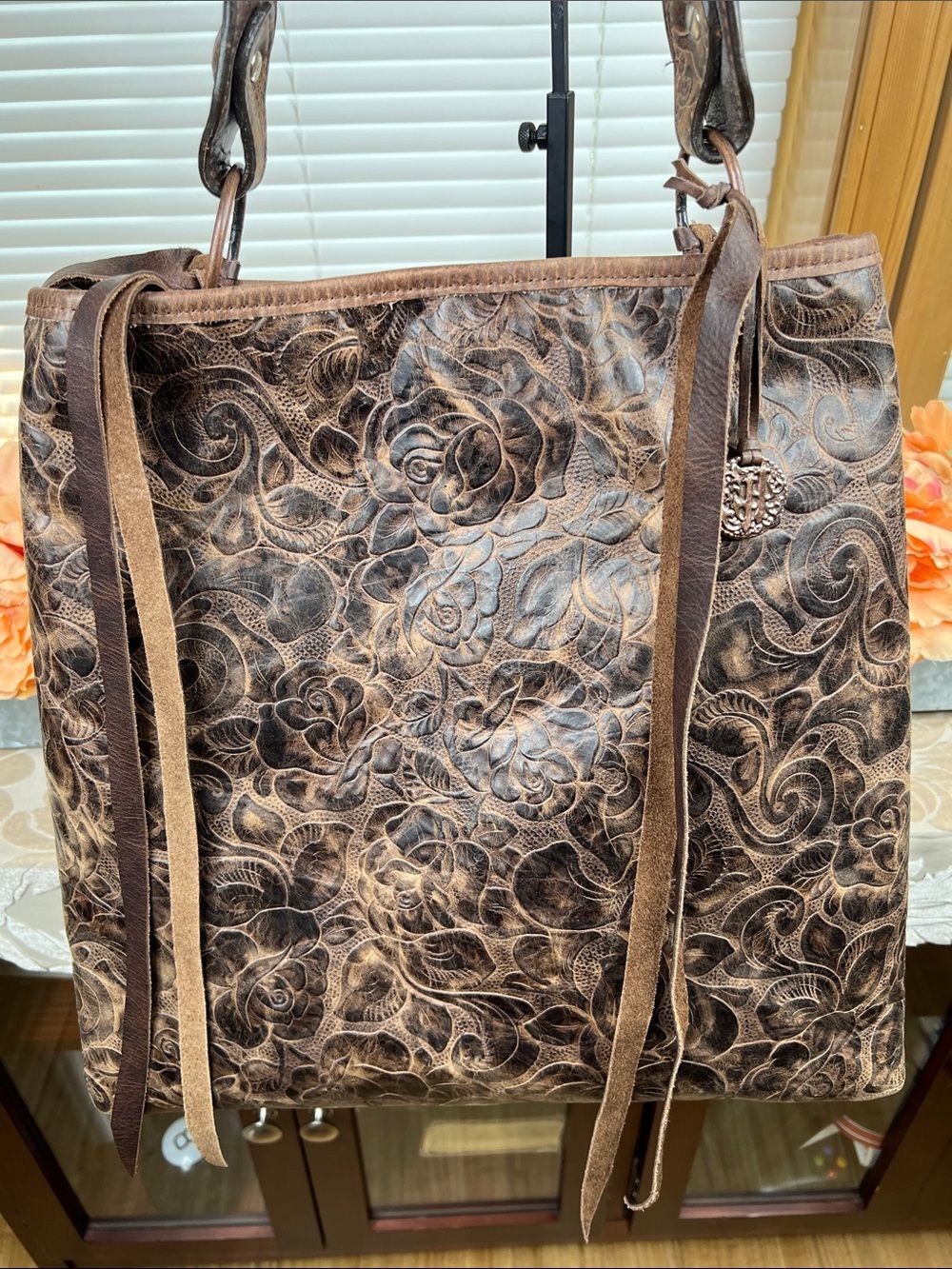 Double J Saddlery Vintage Rose Big Tote